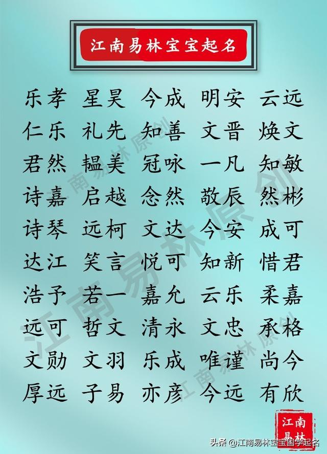 2020年鼠宝宝取名：那些藏在国学经典里的好名字，值得细品