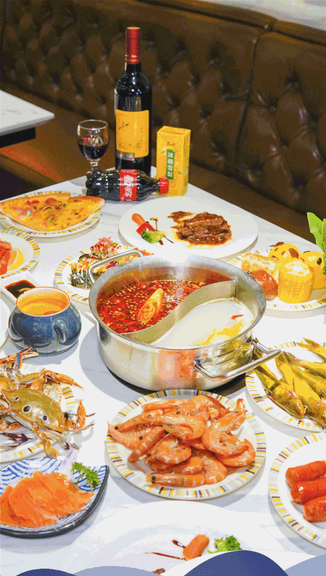 人气火爆的吉布鲁牛排免费吃自助海鲜烧烤200菜品随便吃