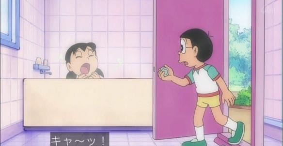 网友要求删除 哆啦a梦 部分片段 闯入静香浴室 一点都不好笑